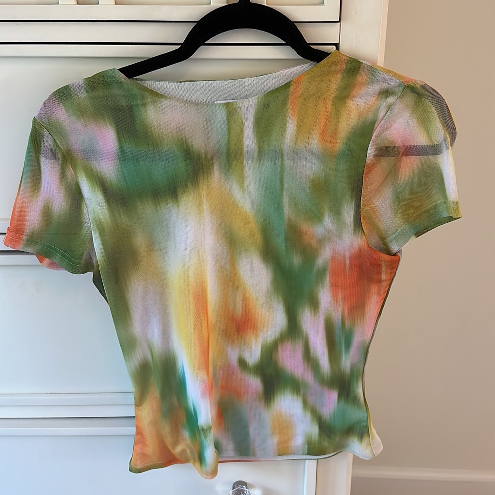 Tiger Mist mesh top